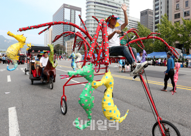 [포토]시선 사로잡는 이색자전거