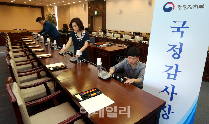 [포토]제 20대 첫 국정감사 내일 개막
