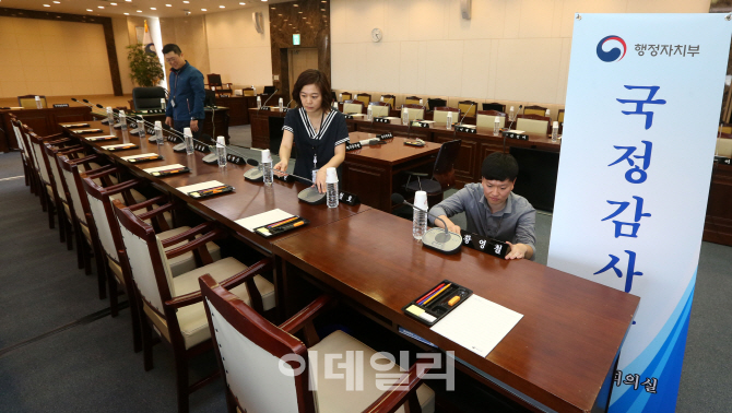[포토]20대 국회 첫 정기 국정감사 D-1