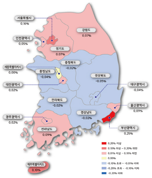 뜨거운 '서울·부산'…전국 아파트값 상승폭 확대