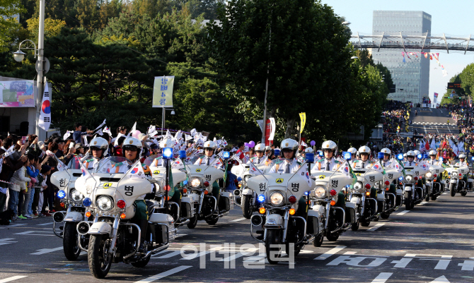 [포토]'2016 서리풀페스티벌' 빛내는 헌병대의 사이카