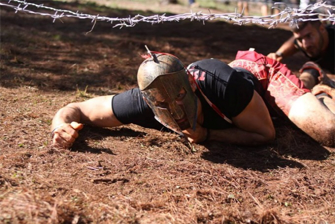그리스 전투장애물달리기, `영화 속 한장면?`                                                                                                                                                        