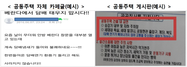 아파트 관리사무소 실내 흡연금지 요청 가능..입주민 따라야