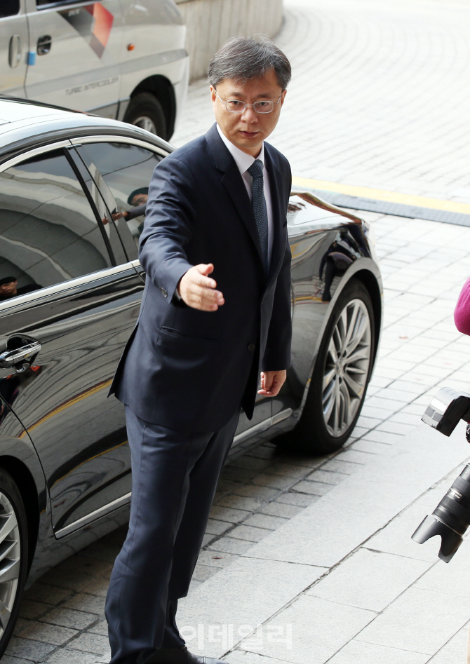 [포토]검찰 도착한 우병우 전 민정수석