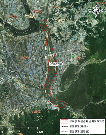 '섬진강 무릉도원' 침실습지, 보호지역으로 지정