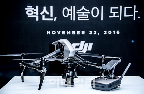 DJI, 독보적인 항공촬영 드론 '인스파이어2'·'팬텀4 프로' 국내 출시