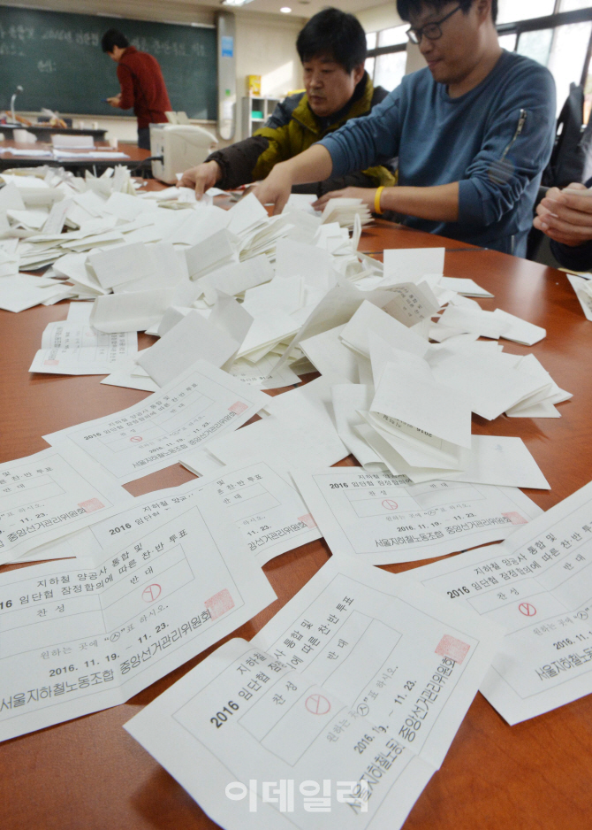 서울지하철 양공사 통합 본격화..노조 투표 가결(상보)