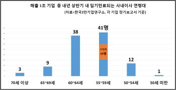 내년 상반기 임기만료 대기업 임원 104명.. 연말 인사판도 '좌우'