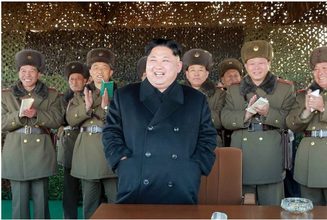 [포토] 北김정은, 포사격훈련 지도