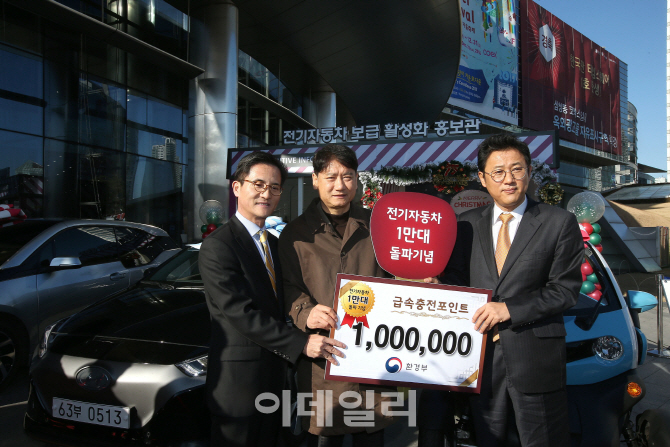 [포토]전기차 보급 1만대 돌파..코엑스에 전기차 홍보관