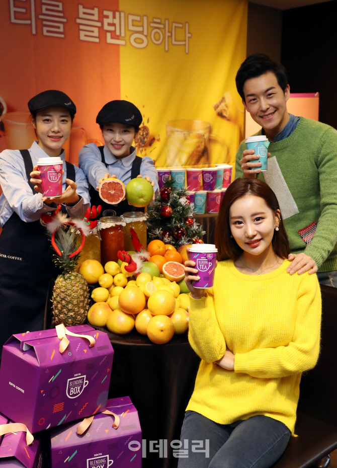 [포토]이디야커피, ‘차(Tea)’ 시장 공략 … 자체브랜드 ‘이디야 블렌딩티’ 출시!