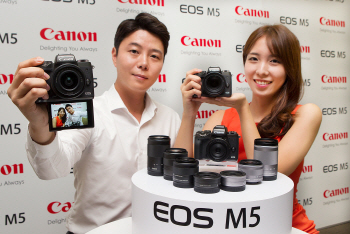 캐논, 하이엔드 미러리스 `EOS M5`로 새해 시장 주도