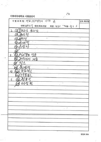 김병욱 “조교 대리시험 정유라 답안지, 문제 14개 중 10개 맞춰”