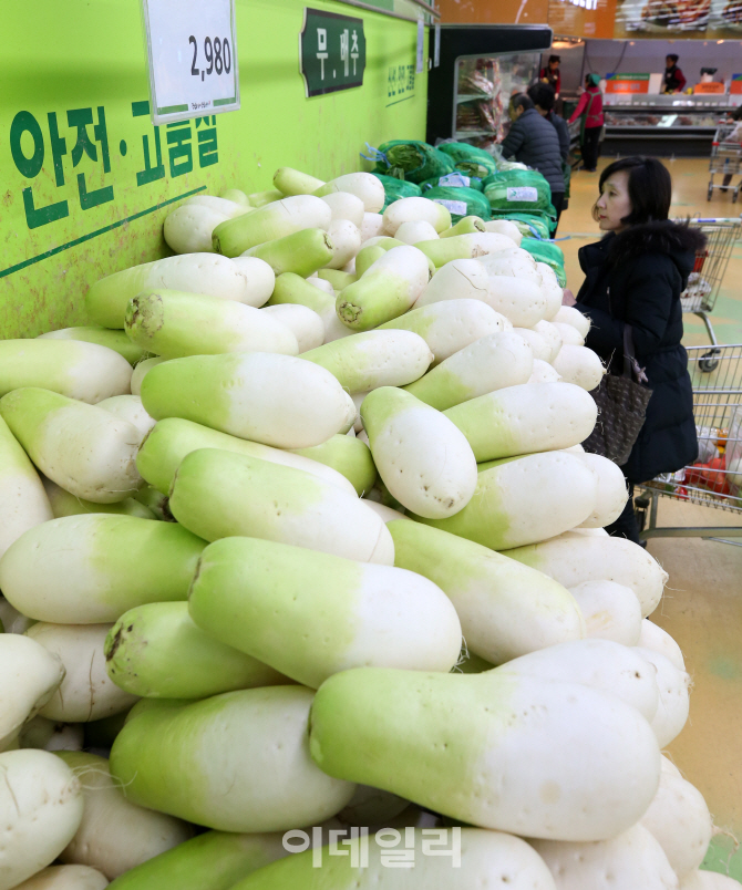 [포토]밥상의 비명.. 채소값 오름폭 6년來 최고