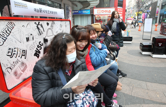 [포토]신세계면세점, 명동 한복판에 '예술 신세계' 조성