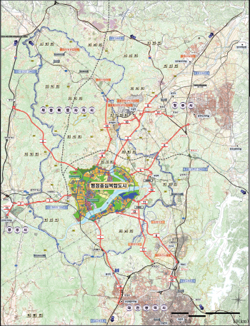 올해 세종시 중심의 광역도로망 구축 사업, 속도 높인다