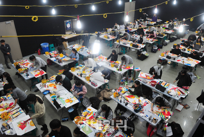 [포토] 건국대 예술디자인대학, 2017 정시모집 실기고사