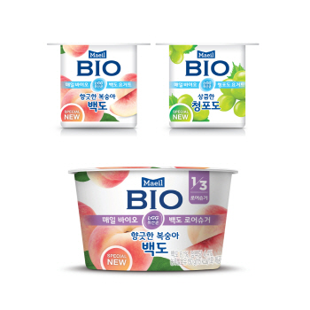 매일유업 ‘매일 바이오’, 백도·청포도 ‘과일맛 요거트’ 출시