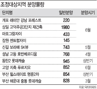 상반기 조정대상지역서 2만8000가구 분양…부적격당첨 피하려면?