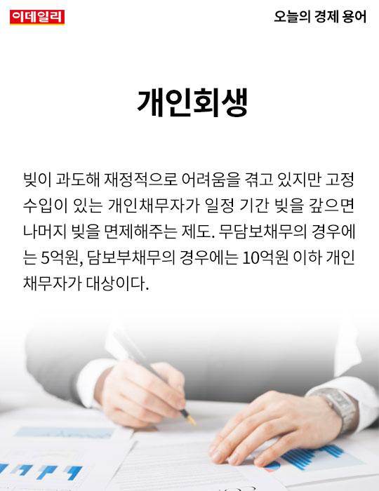  오늘의 경제용어 - 개인회생