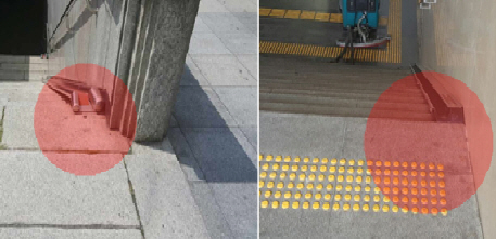 '시각장애인 안전 위협' 지하철 계단 자전거 경사로 폭 좁힌다
