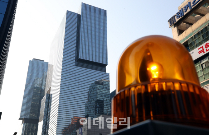 [포토]노란불 들어온 삼성, 이재용 부회장 구속될까
