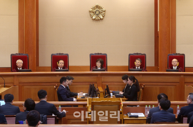 [포토]헌법재판소, 탄핵심판 최종변론
