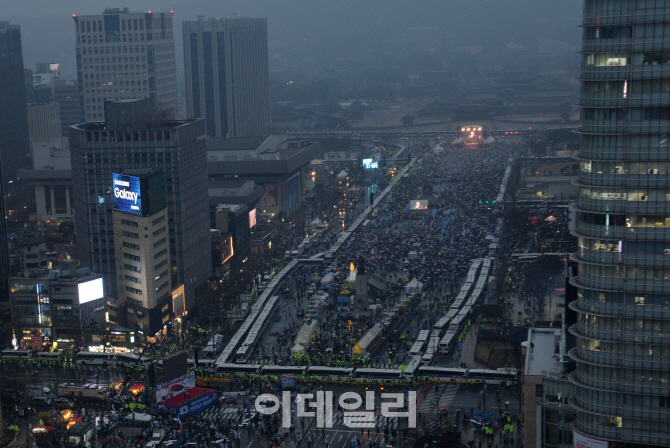 [포토]'박근혜 대통령 퇴진 촉구 촛불집회'