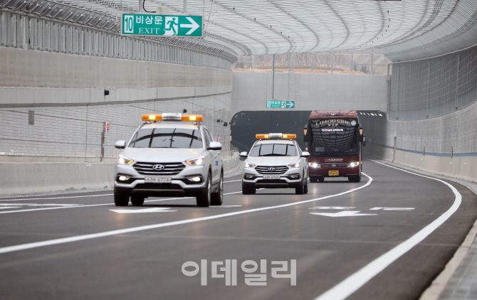 [포토] 인천김포고속도로- 청라 국제지하차도 미디어 공개