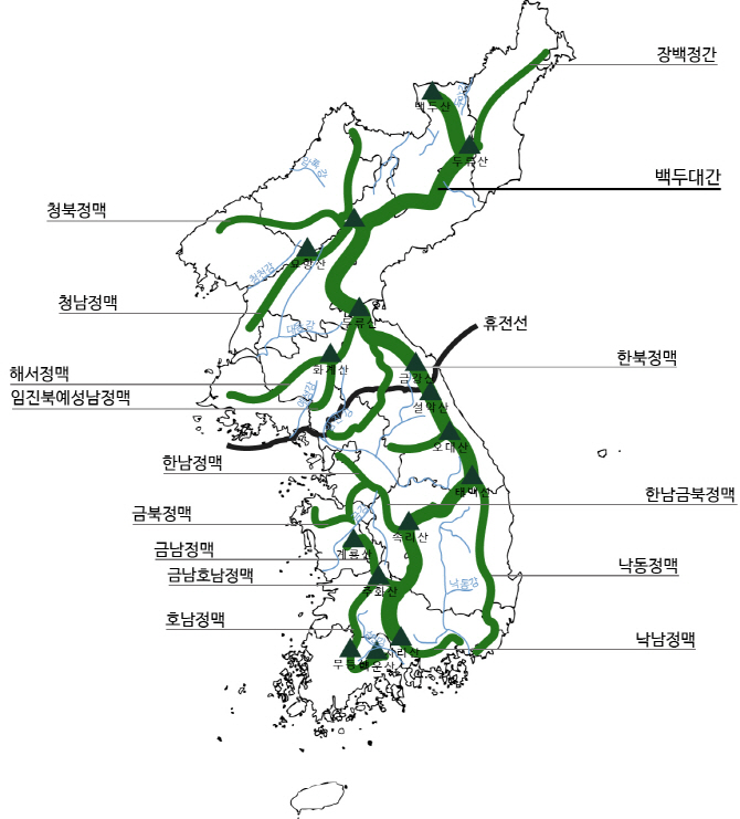 백두대간 ‘정맥’의 산림혜택, 연간 2조 달해