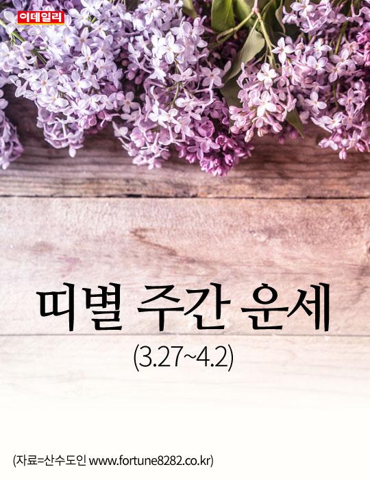 [카드뉴스] 띠별 주간 운세(3.27~4.2)