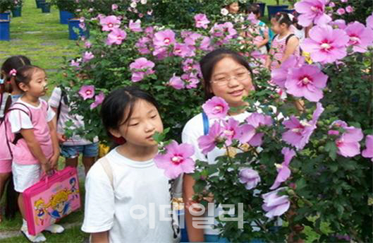 산림청, 전국 149개 학교에 무궁화 5000본 무상 공급