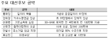 재정 대책 없이 돈 쓰는 대선 공약만