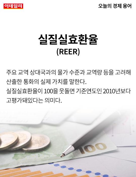 [카드뉴스] 오늘의 경제용어 - 실질실효환율(REER)