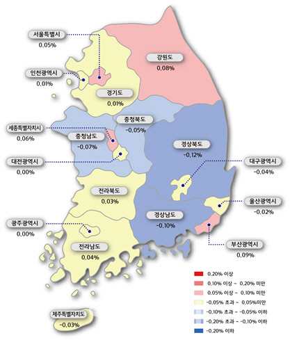 '일단 지켜보자'…3월 넷째주 아파트 매맷값, 0.01% 상승