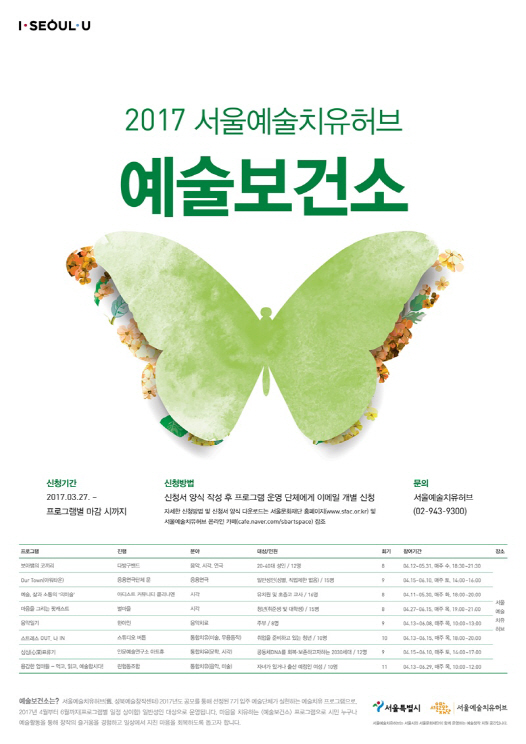 상처, 예술로 치유받는다…'예술보건소' 참여자 접수