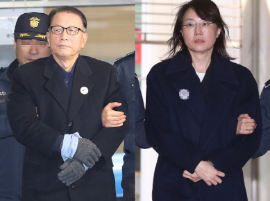 '문화계 블랙리스트' 김기춘·조윤선, 첫 법정 출석…유진룡과 설전 예고