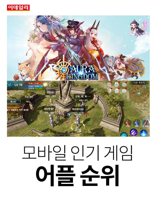 [카드뉴스] 모바일 인기 게임 어플 순위
