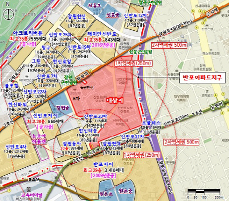 서초구 잠원동 한신4지구아파트, 재건축 통해 최고 35층·3325가구로 탈바꿈