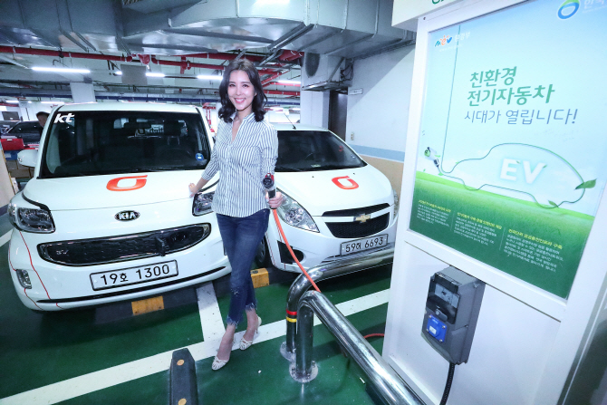 KT, 충전소 늘리고 업무용차량 1천대 전기차로 교체