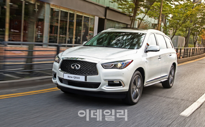 인피니티, 2017년형 QX60 출시…6290만원