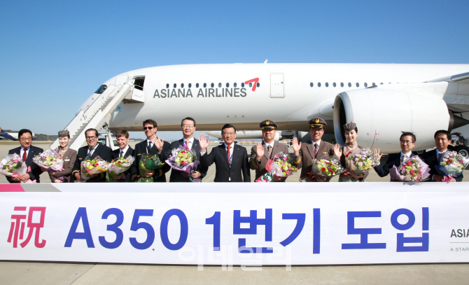 아시아나항공, `경제성·편의성↑` A350 국내 1호기 도입