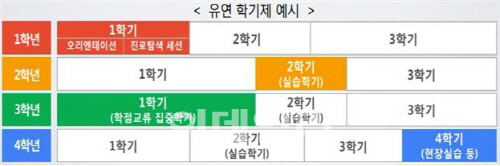 대학 ‘1년 2학기’ 틀 깨진다···학년마다 다른 학기 운영