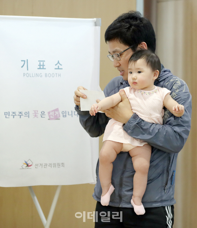 [포토]국민 주권행사 조기 교육해요!