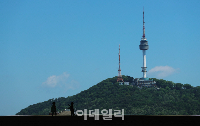 [포토]'미세먼지 물러간 맑은 하늘'