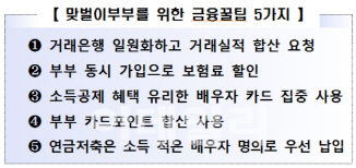 맞벌이 부부의 금융꿀팁‥5가지 지키면 연말에 함박웃음