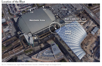 英맨체스터 폭발…못·면도날 등 금속파편 든 '네일 폭탄' 추정