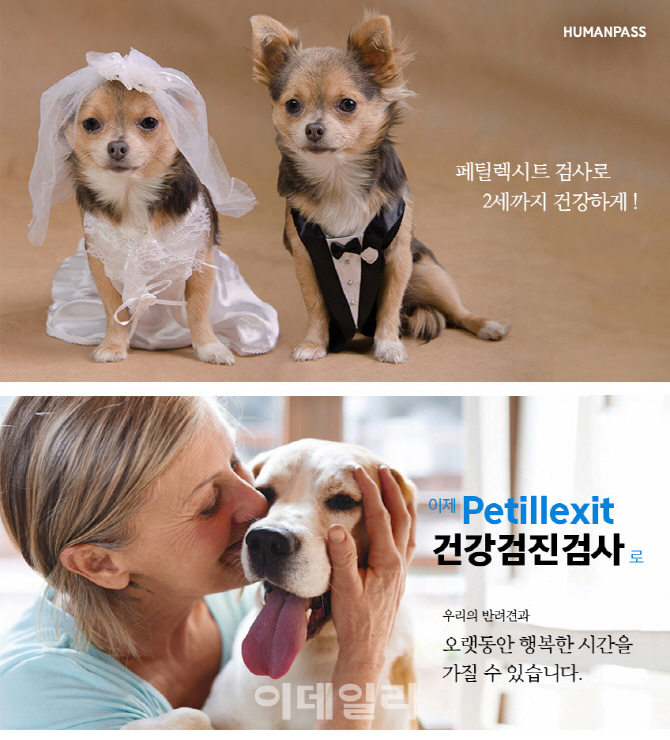 휴먼패스, 애견 종합 질병검사 '페틸렉시트' 온라인 판매처 확대