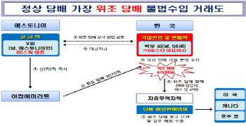 '짝퉁 말보로' 47만갑 등 불법수입 담배 100만갑 적발