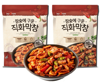 도드람, 혼술 안주 '참숯에 구운 직화막창' 출시